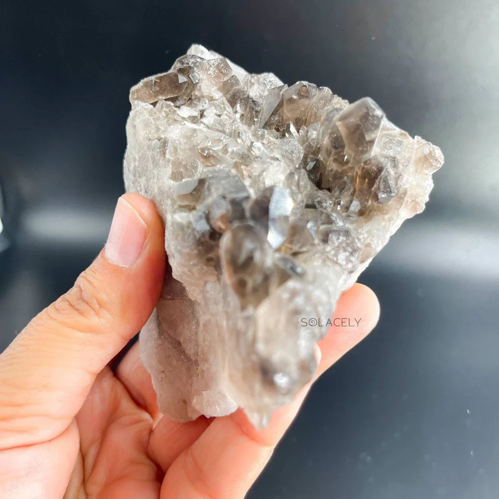 Smoky Quartz Cluster