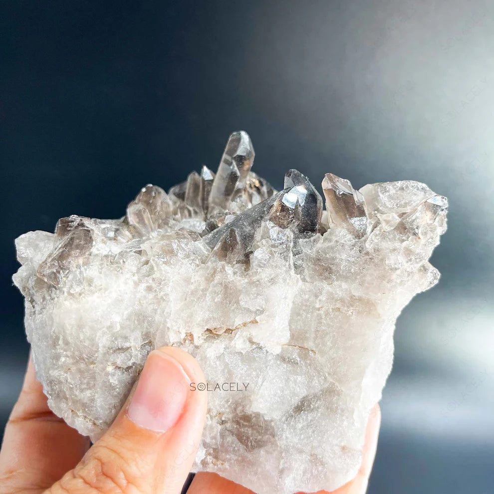 Smoky Quartz Cluster